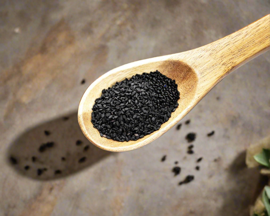 Ground Black Seeds