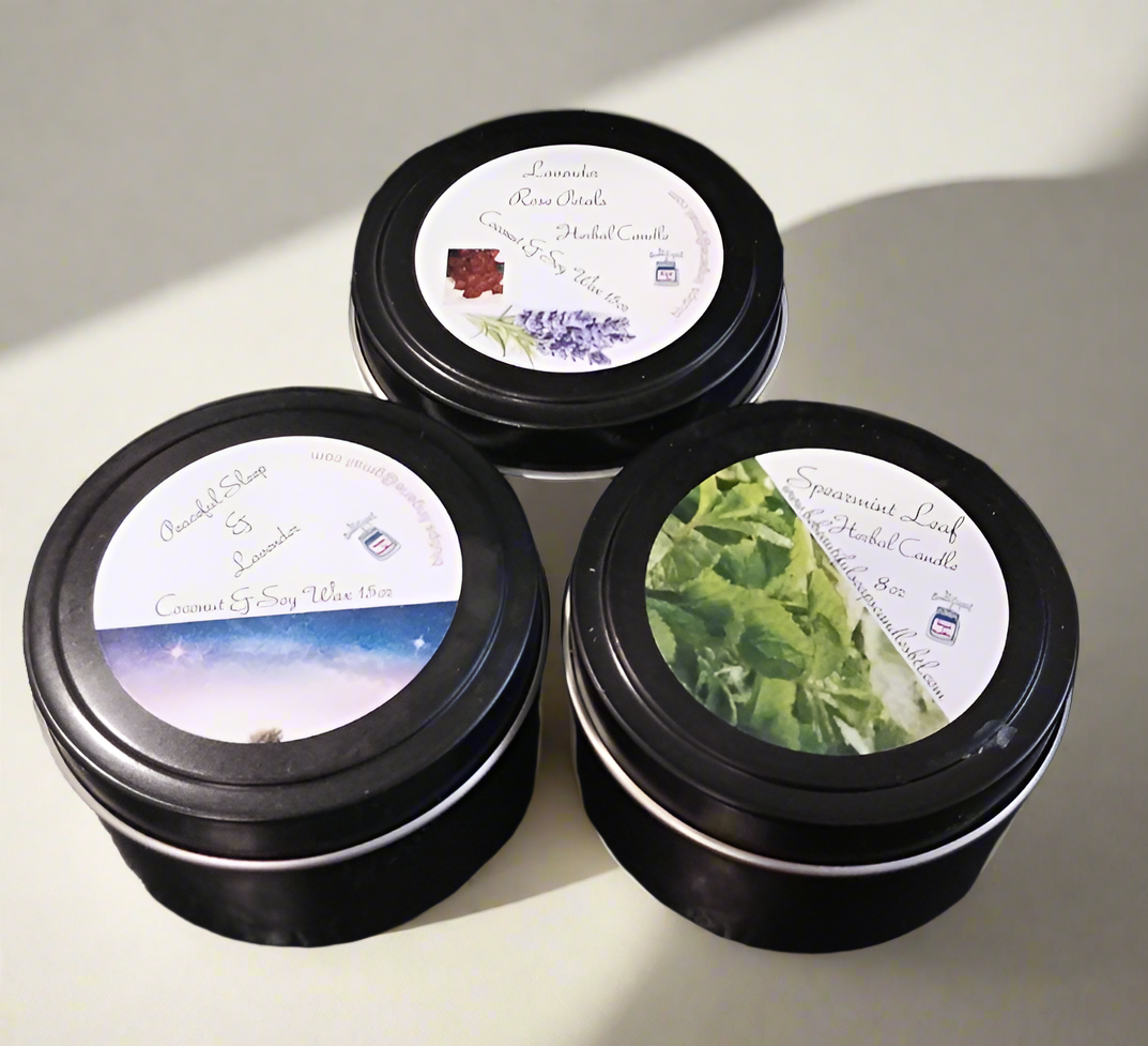 3pc Herbal Candle Set