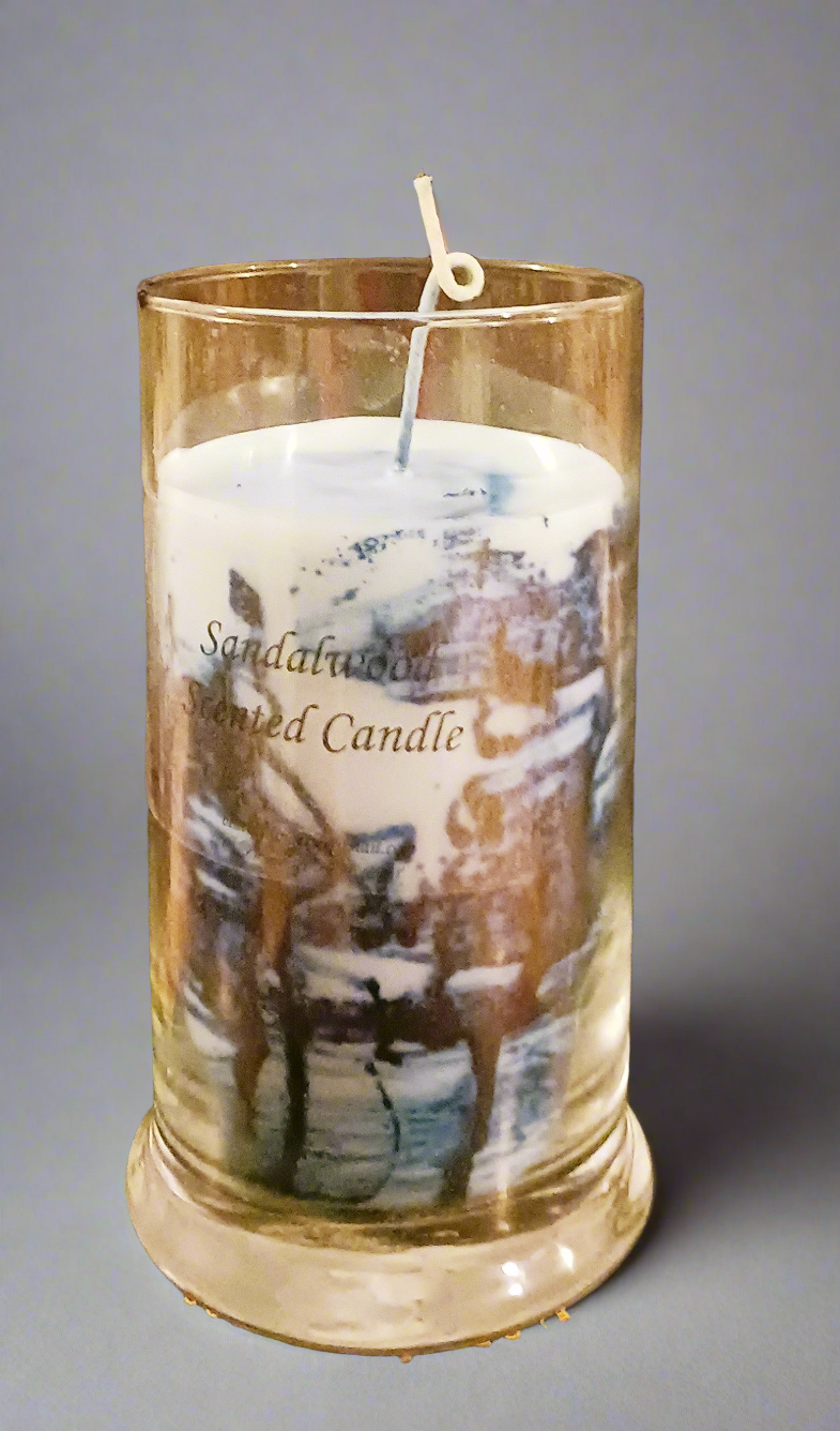 Tall Glass Jar Scented Candles