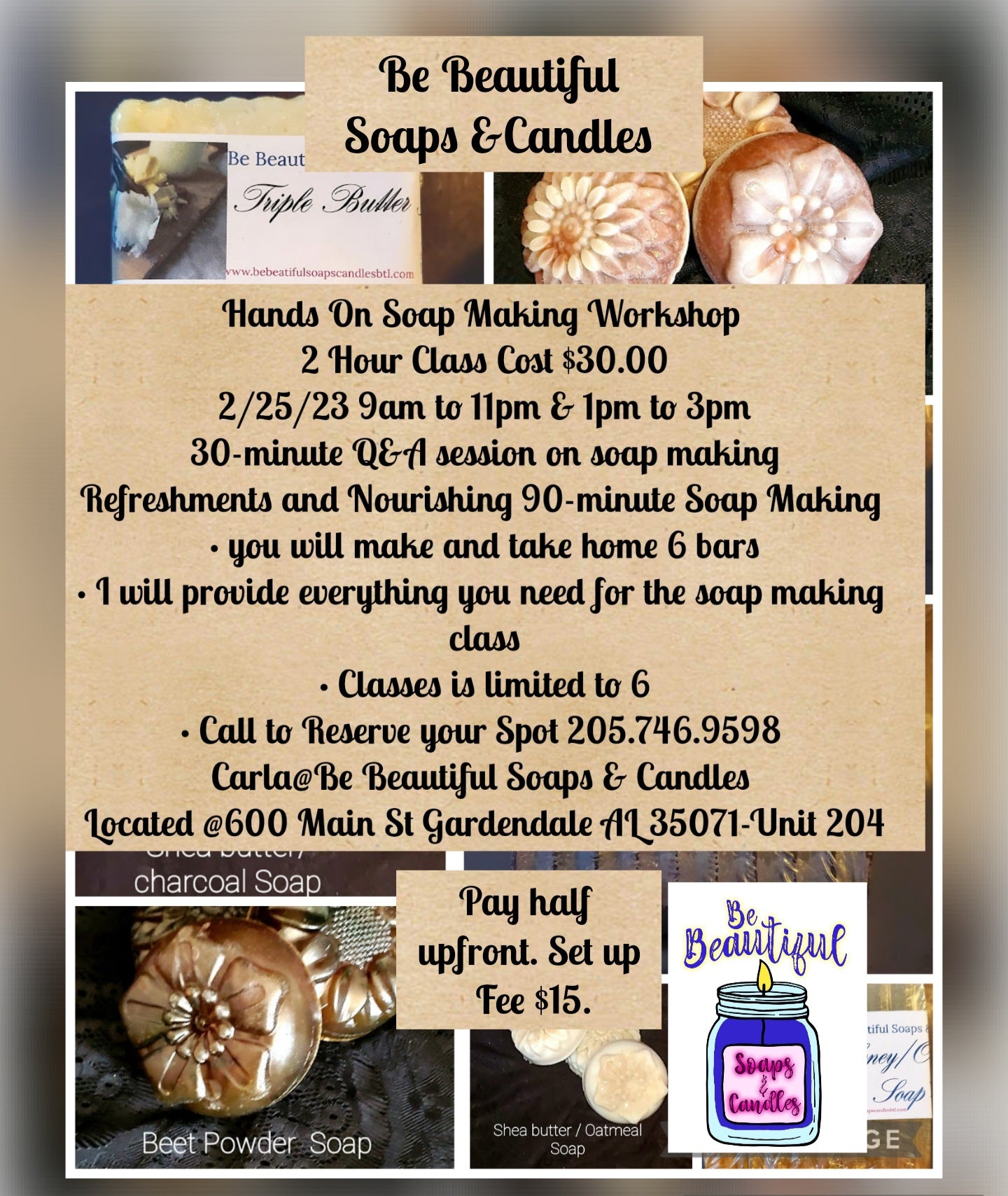 Soap Making Workshop